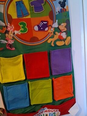 Disney Kids Hanging Toy Organizer with Colorful Pockets
